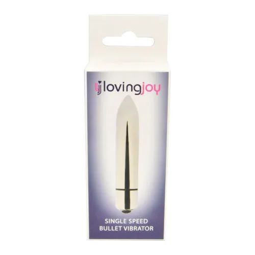 Loving Joy Loving Joy Single Speed Silver Bullet Vibrator Female Sex Toys
