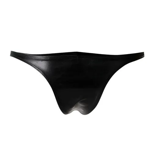 Mens Underwear Cut 4 Men C4M Brazilian Brief Black Leatherette Extra Large Mens Underwear Cut 4 Men C4M Brazilian Brief Black Leatherette Extra Large
