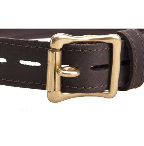 Restraints Bound BOUND Nubuck Leather Choker with O Ring
