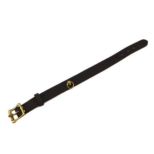 Restraints Bound BOUND Nubuck Leather Choker with O Ring