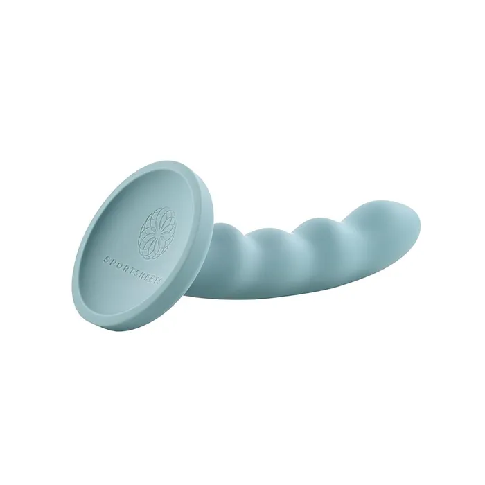 Sportsheets Dildos 8 Curved n Rippled Silicone Dildo