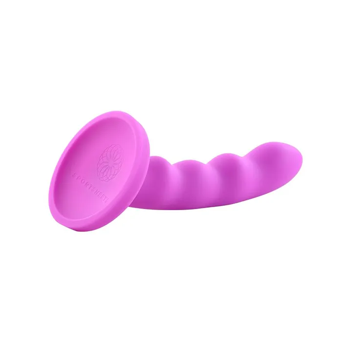Sportsheets Dildos 8 Curved n Rippled Silicone Dildo