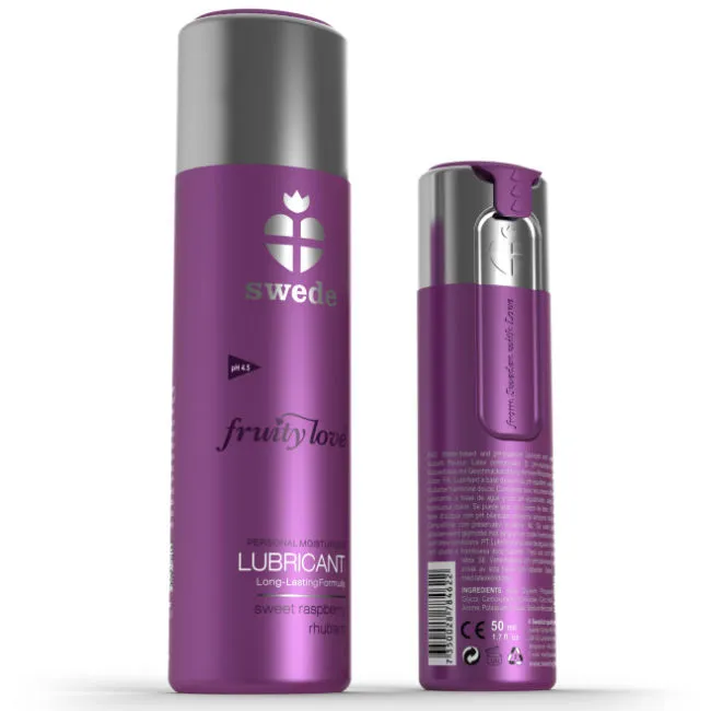 SWEDE Lubricants SWEDE FRUITY LOVE LUBRICANT RASPBERRY RHUBARB 50 ML