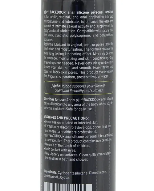 Anal Pjur Pjur Back Door Anal Silicone Personal Lubricant