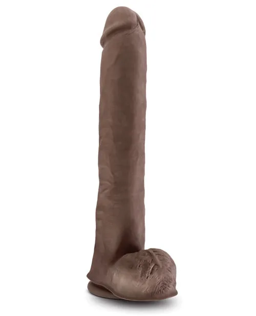Blush Au Naturel Daddy 14 Sensa Feel Dual Density Dong Wsuction Cup Blush Dildos
