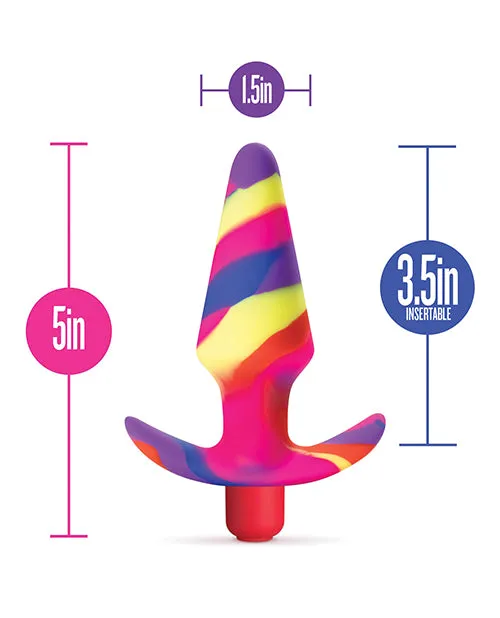 Blush Avant Free Spirit Silicone Vibrating Plug Blush Anal