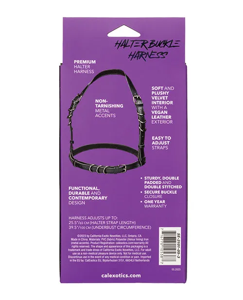 CalExotics Euphoria Collection Halter Buckle Harness Female Sex Toys