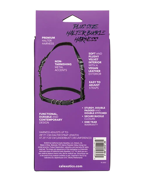 CalExotics Euphoria Collection Halter Buckle Harness Female Sex Toys