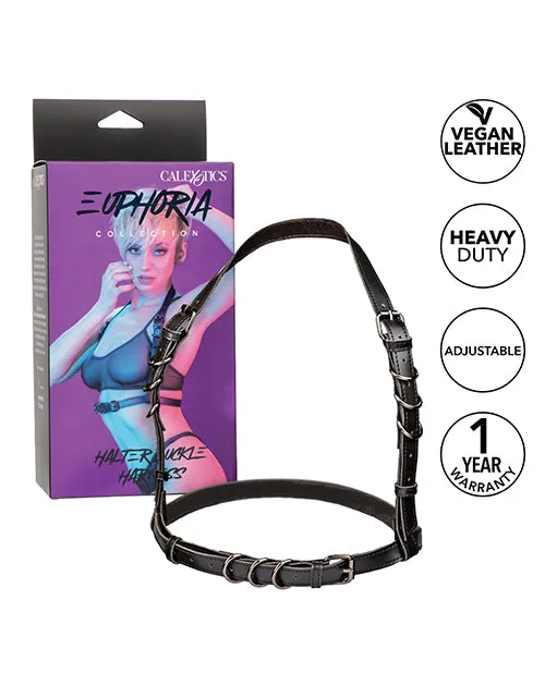 CalExotics Euphoria Collection Halter Buckle Harness Female Sex Toys