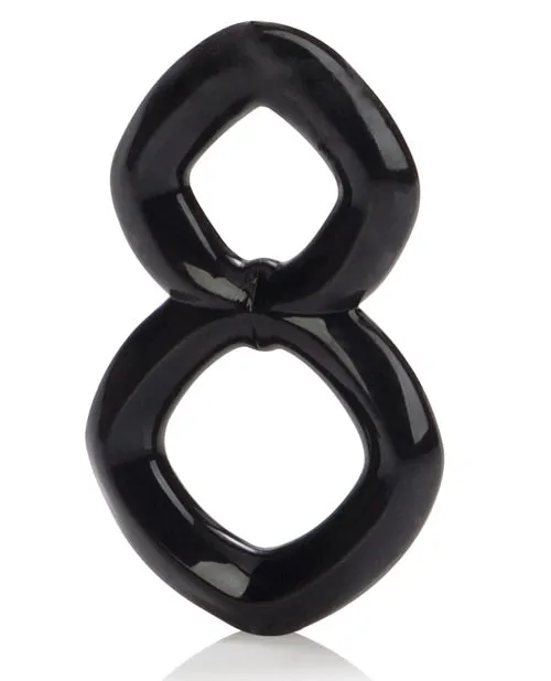 CalExotics Male Sex Toys Crazy 8 Enhancer Double Cock Ring