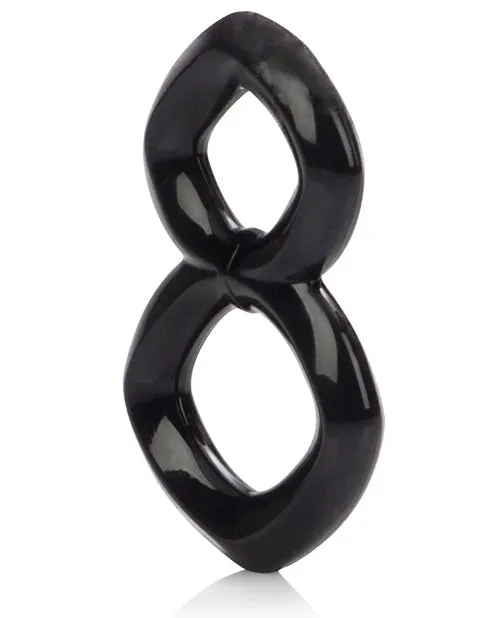 CalExotics Male Sex Toys Crazy 8 Enhancer Double Cock Ring