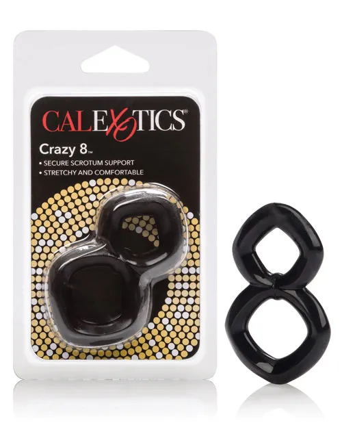 CalExotics Male Sex Toys Crazy 8 Enhancer Double Cock Ring