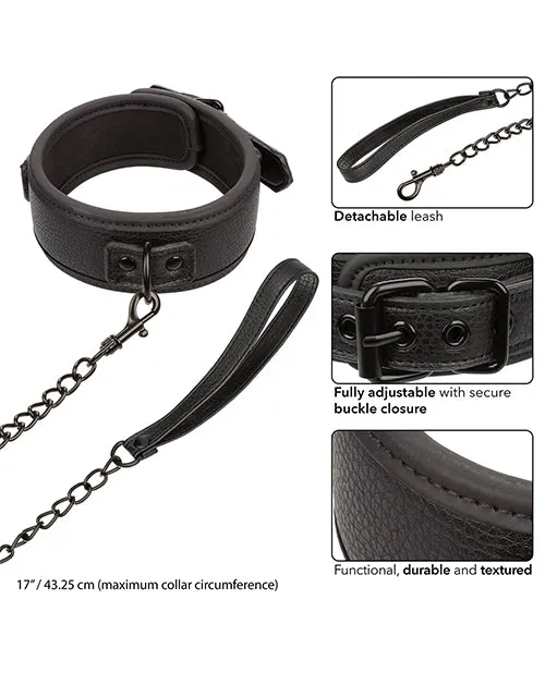 CalExotics Vibrators Nocturnal Collection Detachable Collar Leash
