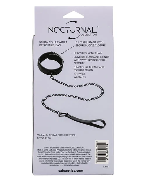 CalExotics Vibrators Nocturnal Collection Detachable Collar Leash