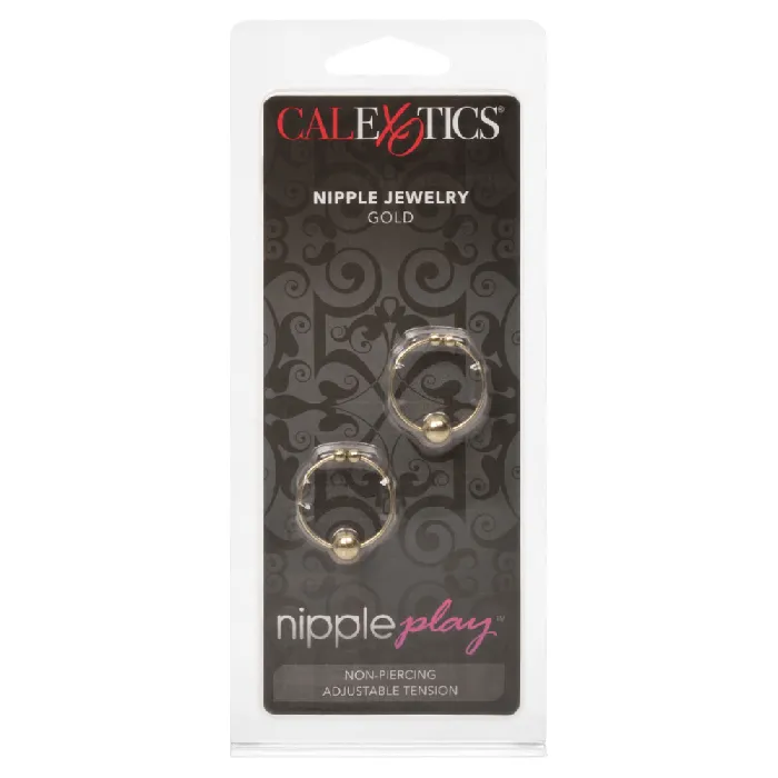 California Exotics Nipple Clitoral Toys NonPiercing Nipple Rings