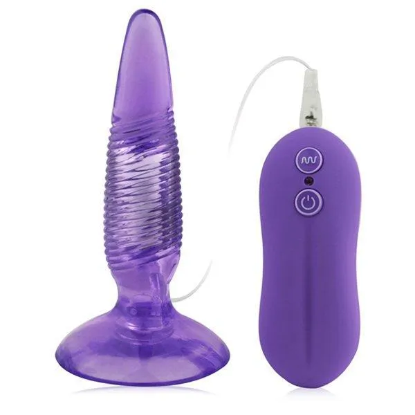 Cherrys Vibrating Twister Butt Plug Pink BOB Anal