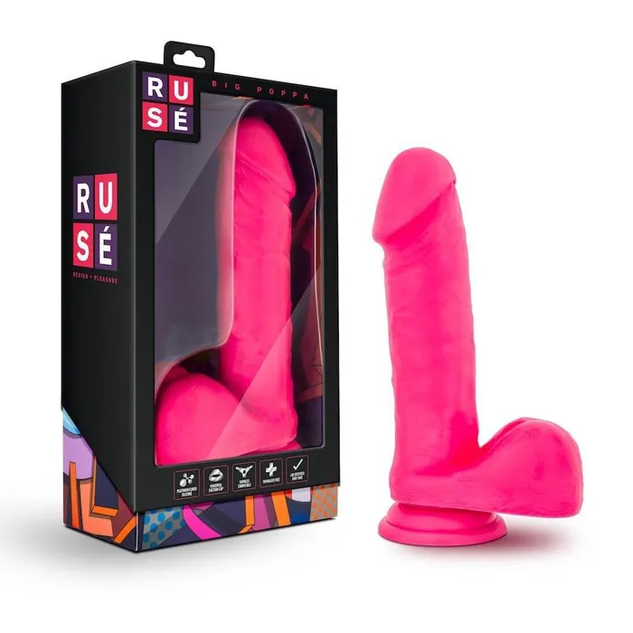 Dildos Big Poppa Silicone Dildo Blush Novelties