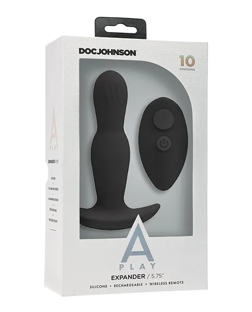 Doc Johnson Anal A Play Expander Rechargeable Silicone Anal Plug Wremote