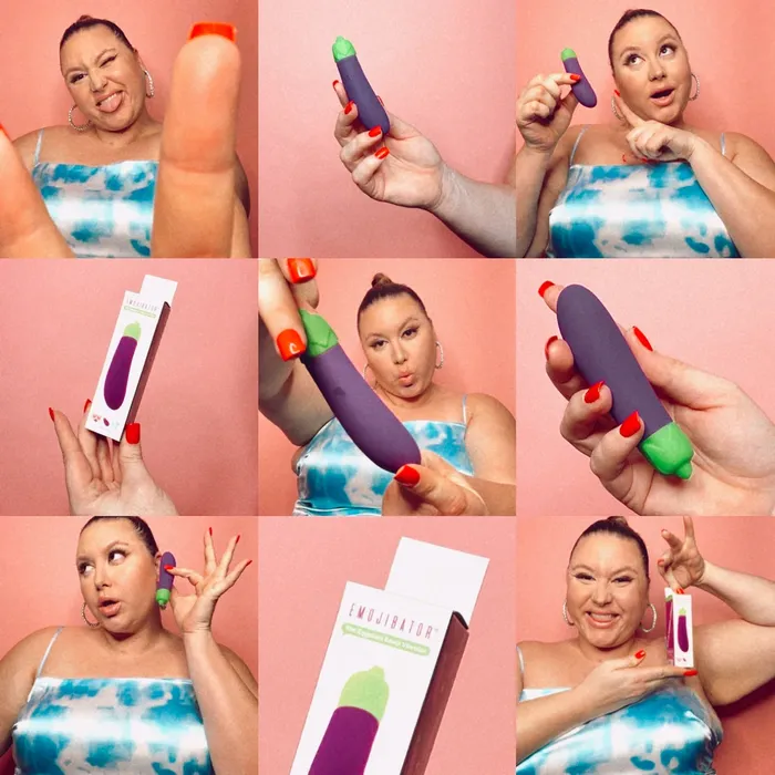 Emojibator Vibrators Emojibator Eggplant