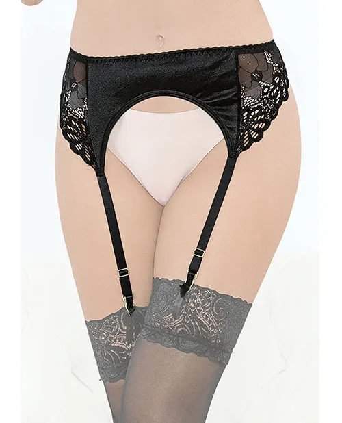 Escante Satin Lace Garterbelt Couples