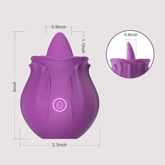 Funzze Flower Tongue Vibrator Female Sex Toys