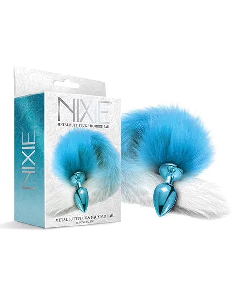 Global Novelties Anal Nixie Metal Butt Plug Wfaux Fur Tail