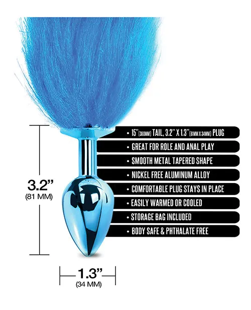 Global Novelties Anal Nixie Metal Butt Plug Wfaux Fur Tail