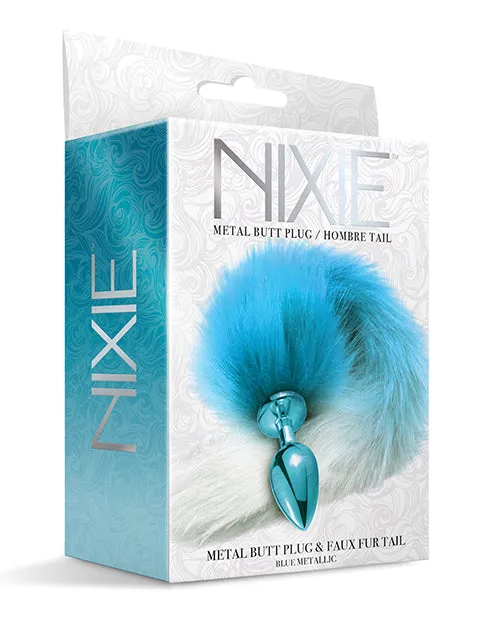Global Novelties Anal Nixie Metal Butt Plug Wfaux Fur Tail