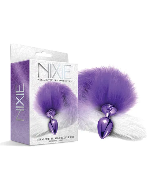 Global Novelties Anal Nixie Metal Butt Plug Wfaux Fur Tail
