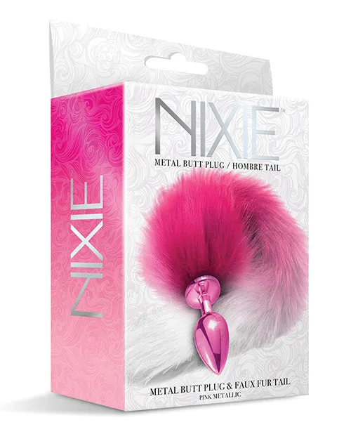 Global Novelties Anal Nixie Metal Butt Plug Wfaux Fur Tail