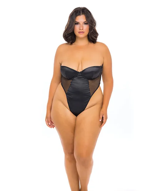 Josephine High Leg Teddy Wremovable Fishnet Collared Harness Black Oh La La Cheri Anal Josephine High Leg Teddy Wremovable Fishnet Collared Harness Black Oh La La Cheri Anal