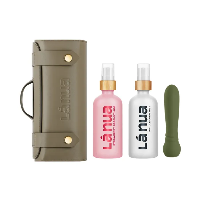 La Nua Vibrators La Nua Gift Bag 2 Ultra Bullet 100Ml Mist Toy Cleaner 100Ml Strawberry Coconut Lube La Nua Vibrators La Nua Gift Bag 2 Ultra Bullet 100Ml Mist Toy Cleaner 100Ml Strawberry Coconut Lube