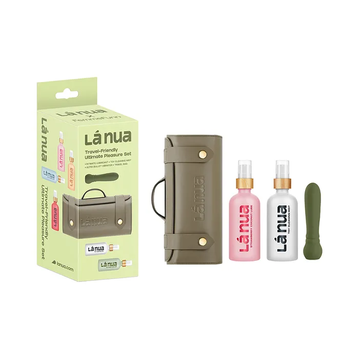 La Nua Vibrators La Nua Gift Bag 2 Ultra Bullet 100Ml Mist Toy Cleaner 100Ml Strawberry Coconut Lube La Nua Vibrators La Nua Gift Bag 2 Ultra Bullet 100Ml Mist Toy Cleaner 100Ml Strawberry Coconut Lube