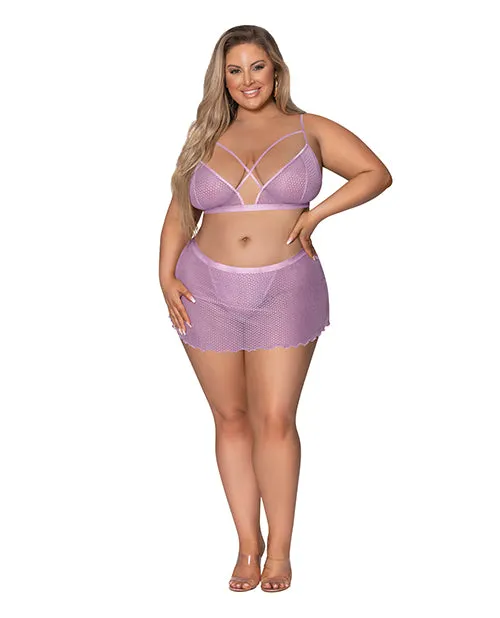 Magic Silk Male Sex Toys Girl Next Door Strappy Bralette Wflirty Thong Skirt Lilac 2xl Magic Silk Male Sex Toys Girl Next Door Strappy Bralette Wflirty Thong Skirt Lilac 2xl