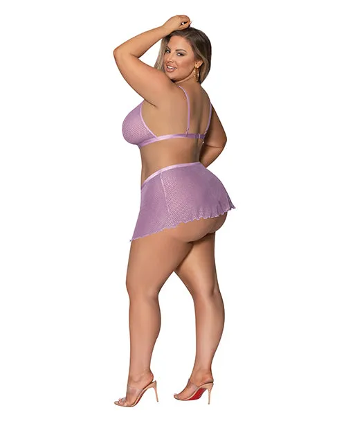 Magic Silk Male Sex Toys Girl Next Door Strappy Bralette Wflirty Thong Skirt Lilac 2xl Magic Silk Male Sex Toys Girl Next Door Strappy Bralette Wflirty Thong Skirt Lilac 2xl