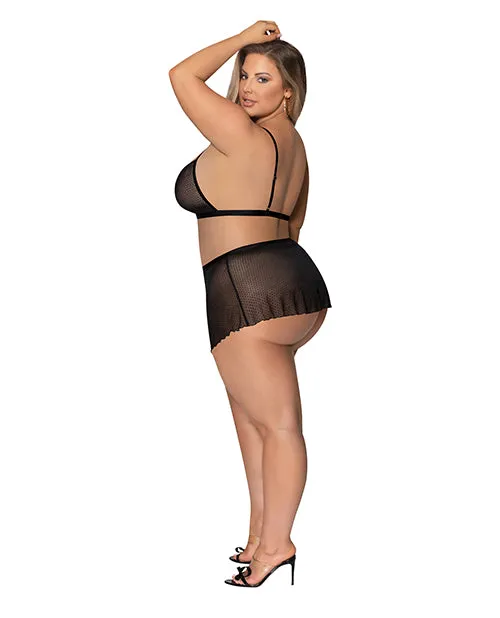 Magic Silk Male Sex Toys Girl Next Door Strappy Bralette Wflirty Thong Skirt Lilac 2xl Magic Silk Male Sex Toys Girl Next Door Strappy Bralette Wflirty Thong Skirt Lilac 2xl