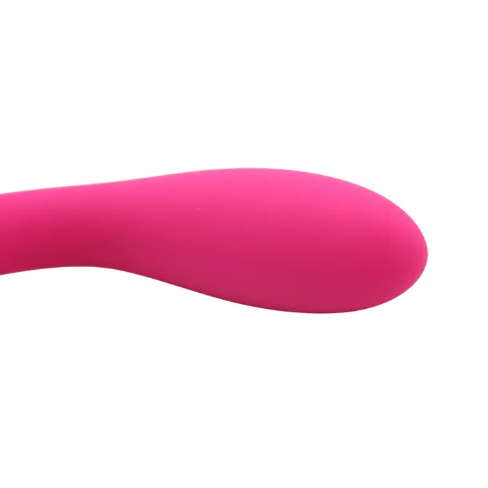 Male Sex Toys Pink BOB Curved Silicone Butt Plug With Flared Base