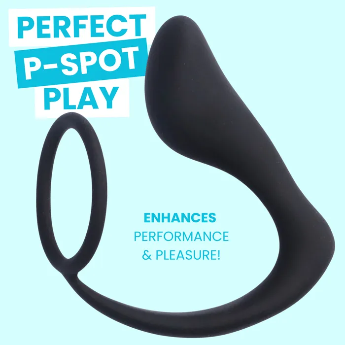 Male Sex Toys TooTimidcom Silicone Prostate Anal Plug and Cock Ring