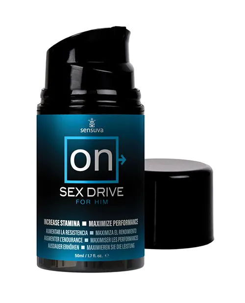 ON for Him Sex Drive Cream Sensuva Female Sex Toys