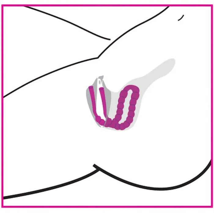 Oral Sex Enhancing Pussy Spreader XR Brands Male Sex Toys