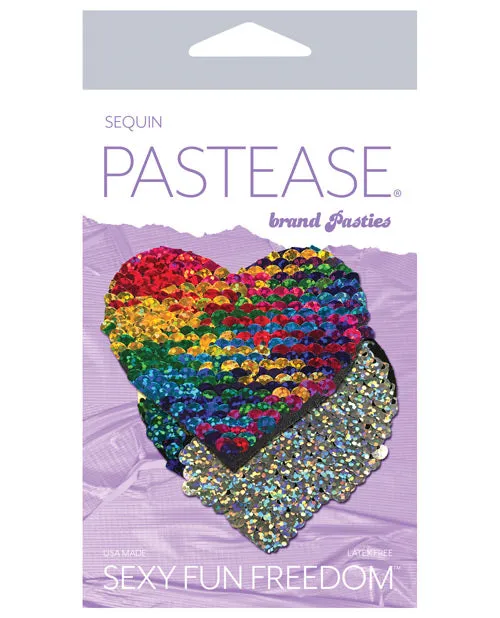 Pastease Anal Pastease Sweety Red Black Color Changing Sequin Heart