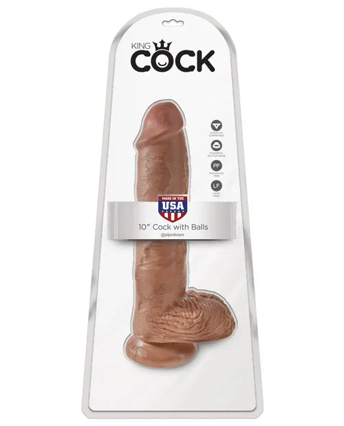 Pipedream Dildos King Cock 10 Cock Wballs