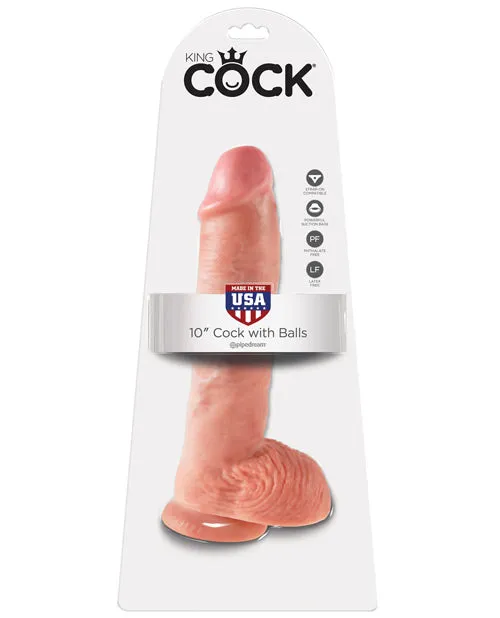 Pipedream Dildos King Cock 10 Cock Wballs