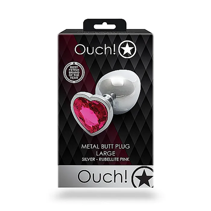 Shots Ouch Heart Gem Butt Plug Shots Anal