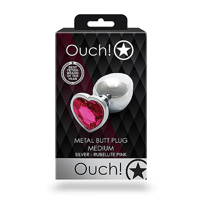 Shots Ouch Heart Gem Butt Plug Shots Anal
