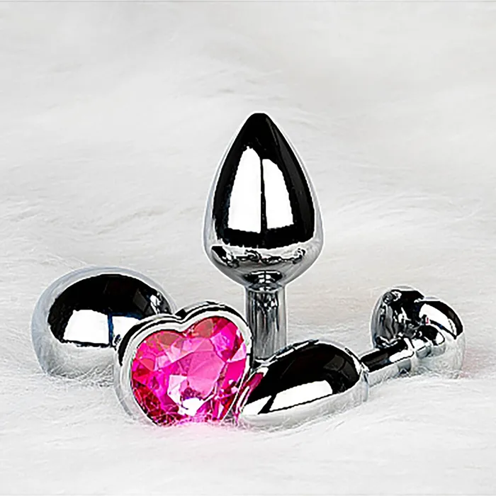 Shots Ouch Heart Gem Butt Plug Shots Anal
