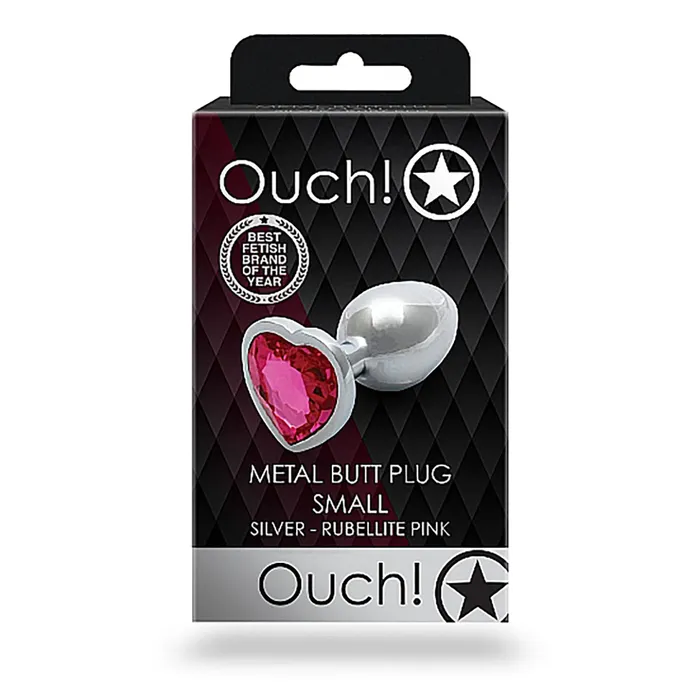 Shots Ouch Heart Gem Butt Plug Shots Anal