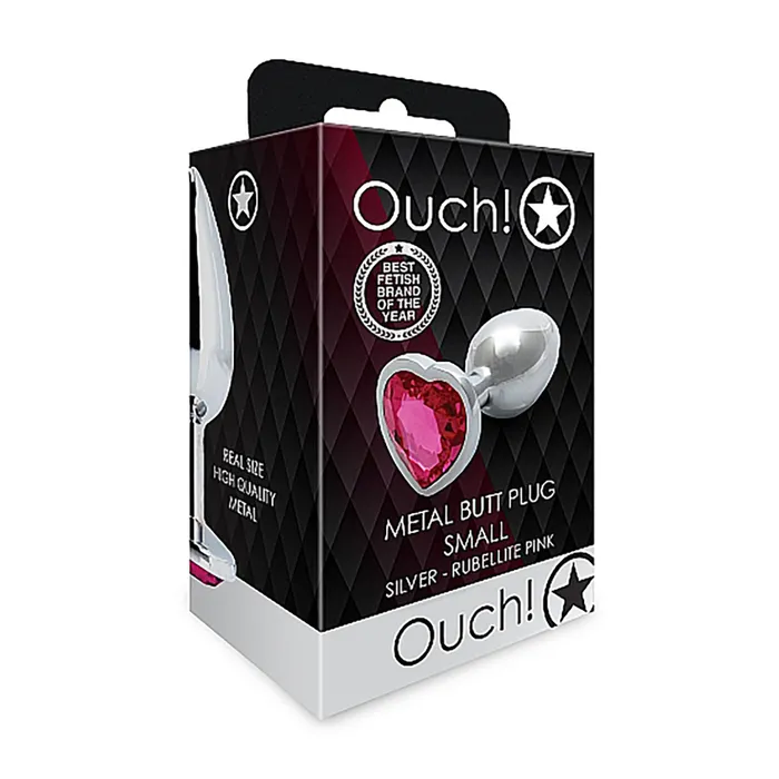 Shots Ouch Heart Gem Butt Plug Shots Anal