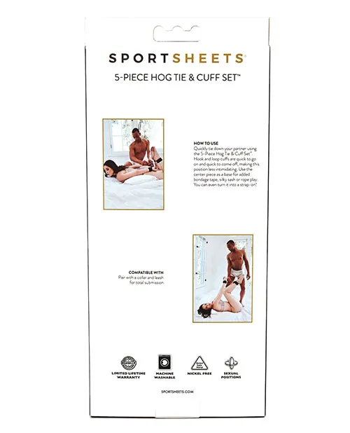 Sportsheets Couples Sportsheets Five Piece Hog Tie Cuff Set