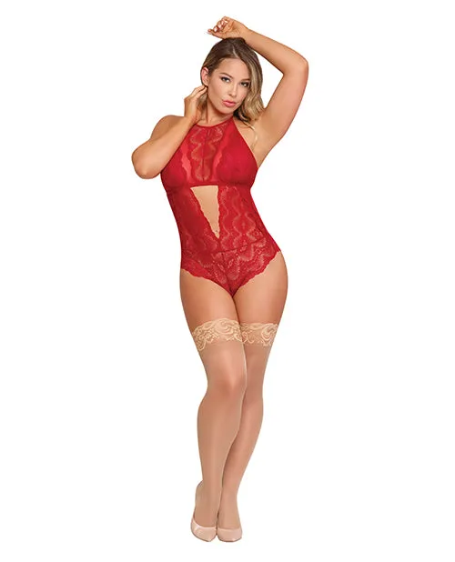 Sugar Spice Teddy Wsnap Crotch Red Magic Silk Vibrators